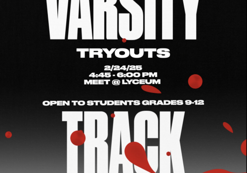 Save the Date: Varsity Track Tryouts!