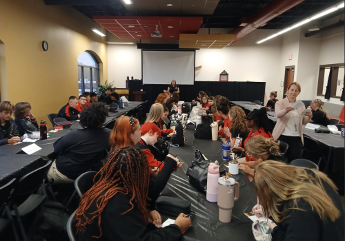 Davidson College Admission Counselor Visits Pinnacle Classical Academy