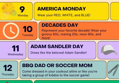 Spirit Week December 9th-13th