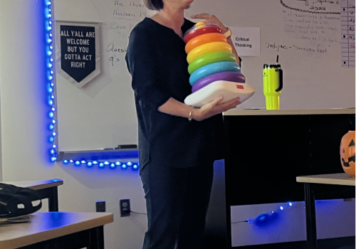 Mrs. Richardson Inspires Future Teachers to “Protect Their Flame”