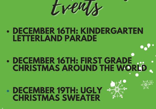 K-3 Upcoming Events