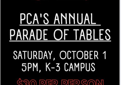 Parade of Table Event Tickets on Sale Now
