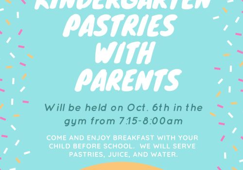 Kindergarten Pastries With Parents